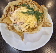 Салат аппетитная корзинка